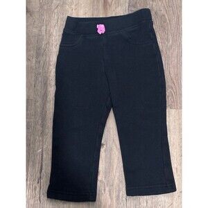 Jumping Beans Baby Girl 24M Black Sweatpants Play Condition